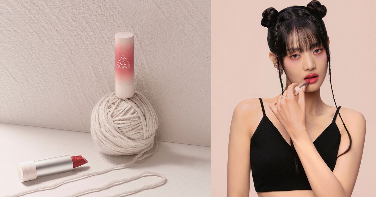 3CE – The New Cashmere Hug Lipstick Designed For Ultimate Comfort and Colour