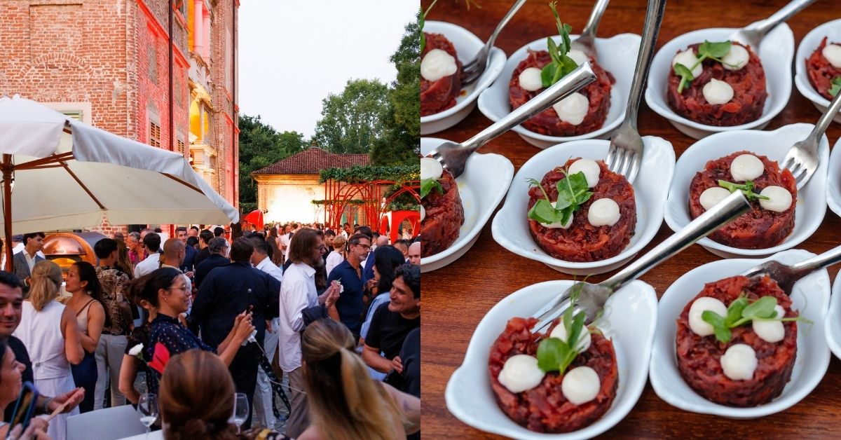 The Chefs' Feast in Turin this year, prior to the awards ceremony.