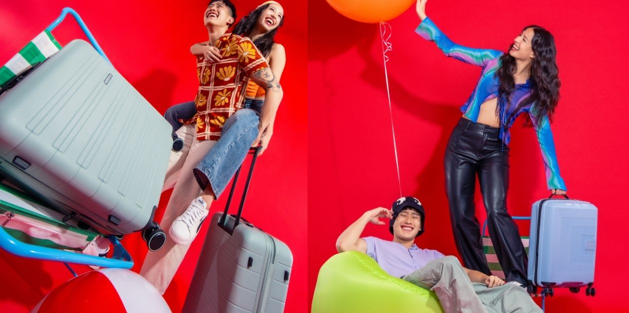 American Tourister - Colourful Christmas Luggage Bundles For Her&nbsp; 