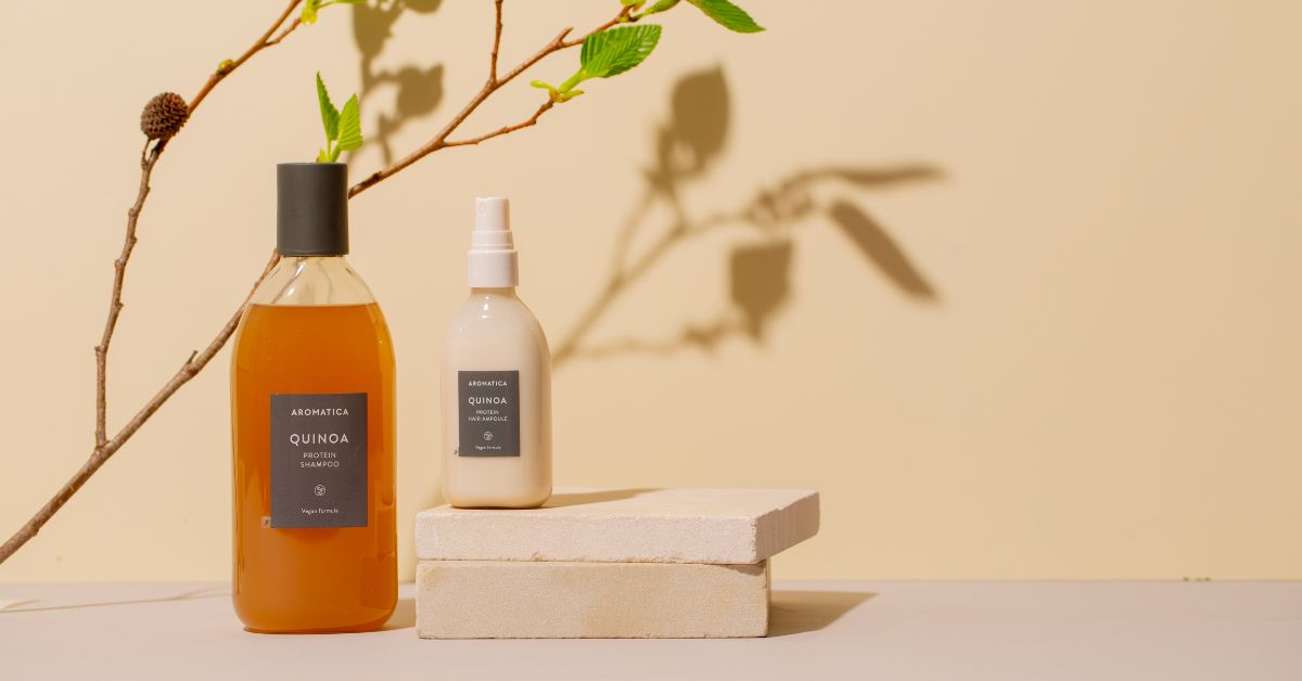 Aromatica -&nbsp;Quinoa Protein Shampoo and&nbsp;Quinoa Protein Hair Ampoule