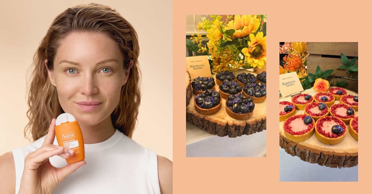 Avene pop up at Moonchild cafe