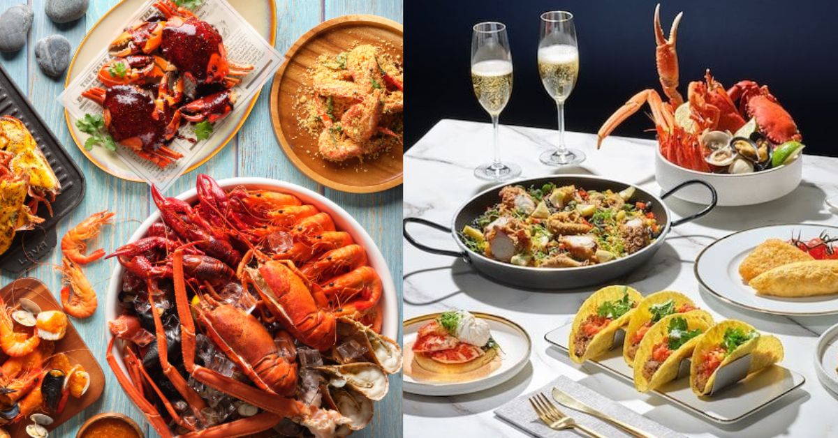 affordable buffet in singapore - crossroad singapore marriot 