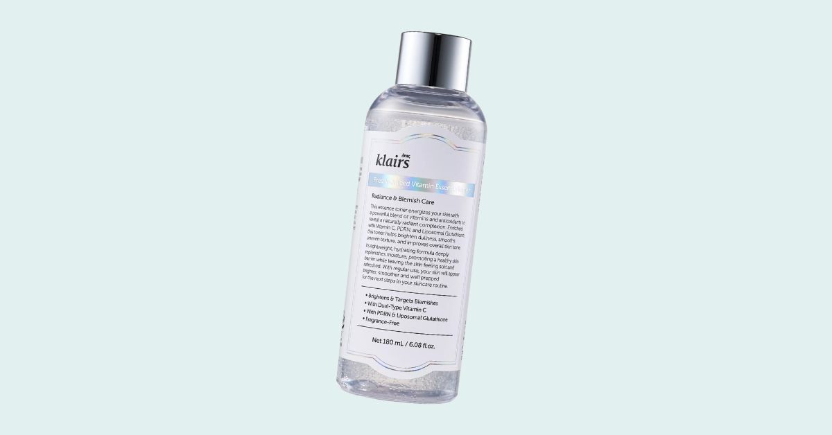 Dear, Klairs Freshly Juiced Vitamin Essence Toner – With Vegan PDRN For Dark Spot Care