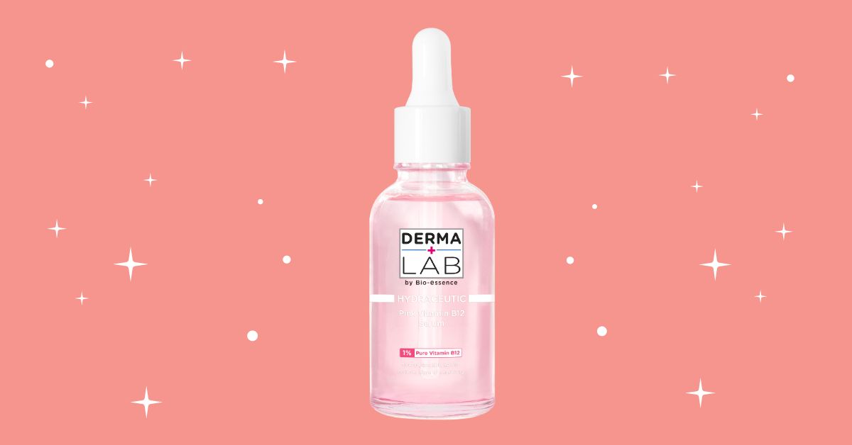 Derma Lab Hydraceutic Pink Vitamin B12 Serum - Moisturising and Nurturing Serum for Skin Barrier