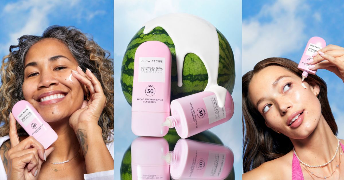 Glow Recipe Watermelon Glow Dew Shield Hydrating Fluid SPF 30 - Indulgent Skincare That Also Protects