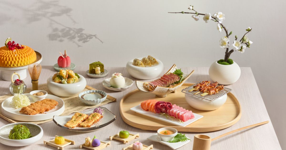 Grand Copthorne Waterfront Hotel, Sakura Serenity Buffet – Live Sashimi, Okonomiyaki Stations and Japanese Desserts