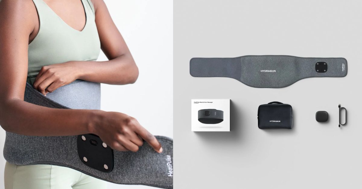 Hydragun HeatPulse Back & Core Massager - Practical Father’s Day Gift