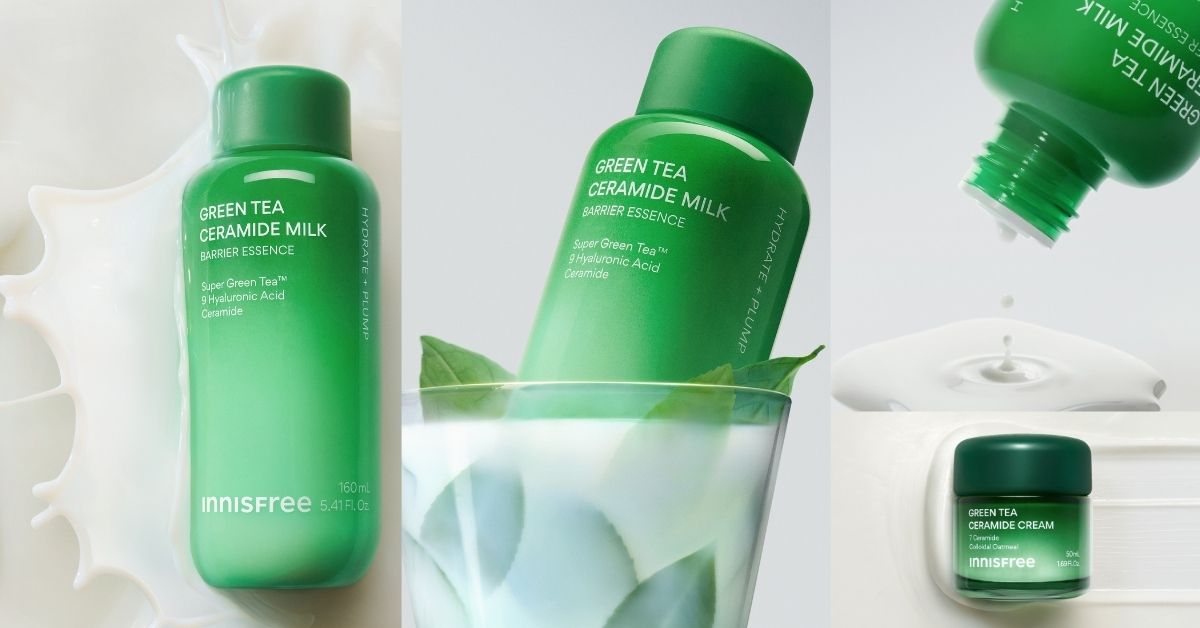 INNISFREE Green Tea Ceramide Milk - Get the Taeng Taeng Bouncy Glow