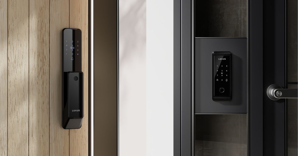 Luxus Atlas Main WIFI Digital Door Lock + DG5 WIFI Digital Grill Gate Lock - Intelligent Digital Locks 