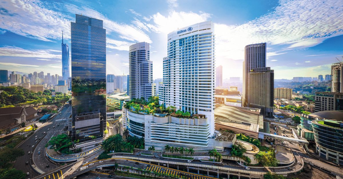 Location of Hilton Kuala Lumpur