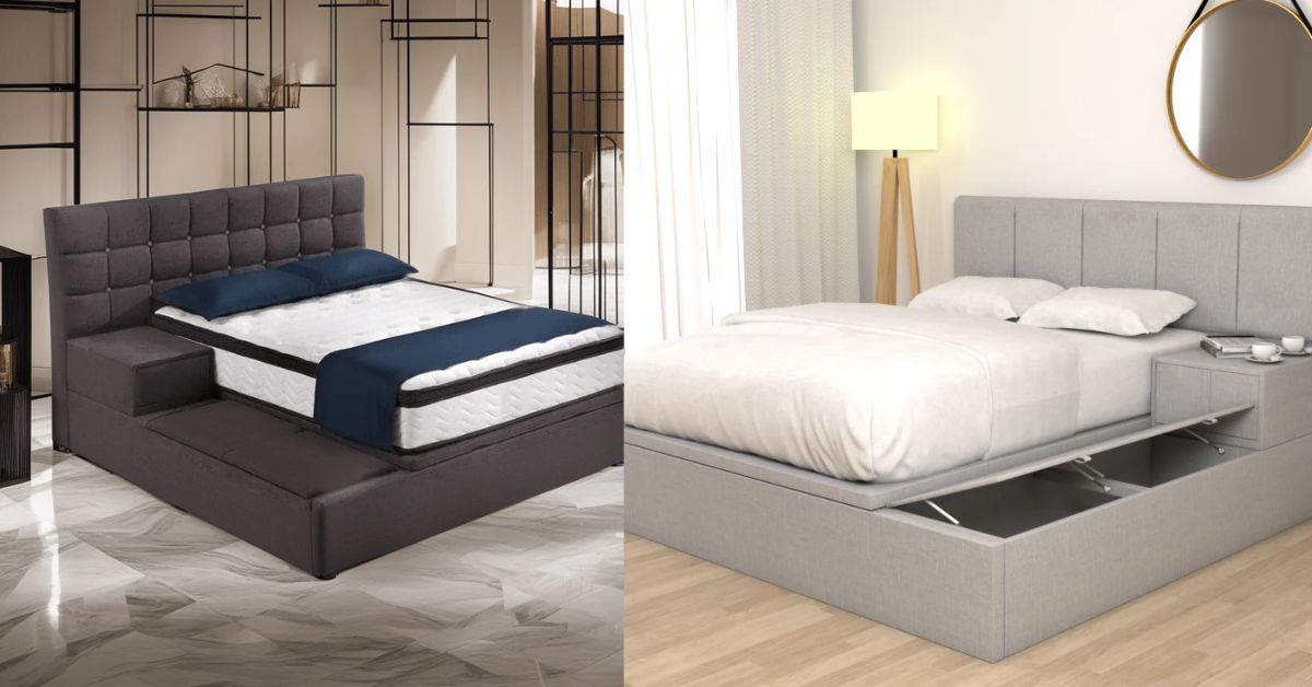 Mega Furniture - For High-Quality Platform Bed Frames with storage