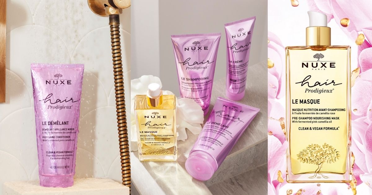 NUXE Hair Prodigieux 4-Step Haircare Ritual - NUXE’s Signature Glow, Now for Your Hair