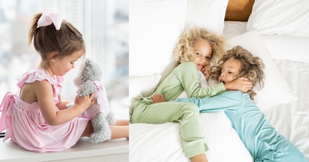 Raph and Remy - best kids Bamboo pajamas singapore