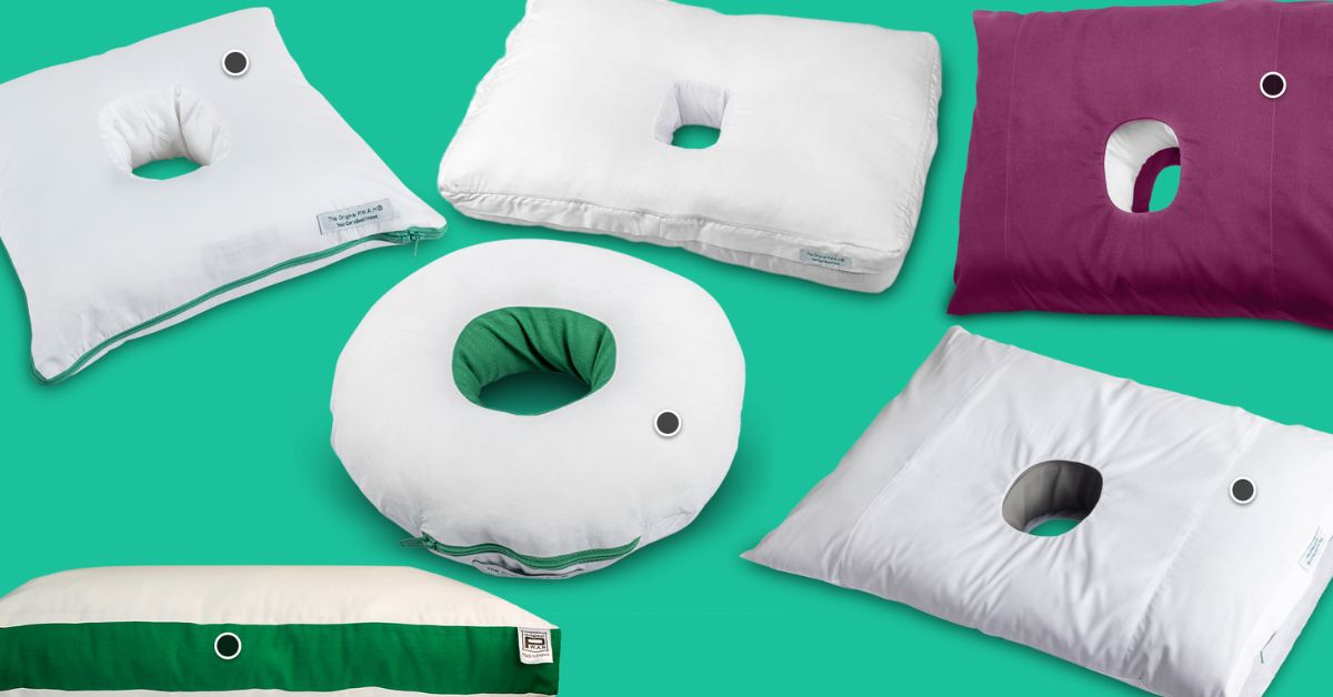 The Original Pillow with a Hole - Pillows Pierced ears