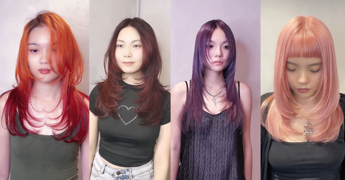 Blonde and Pastel Hair Salon - long layered haircuts