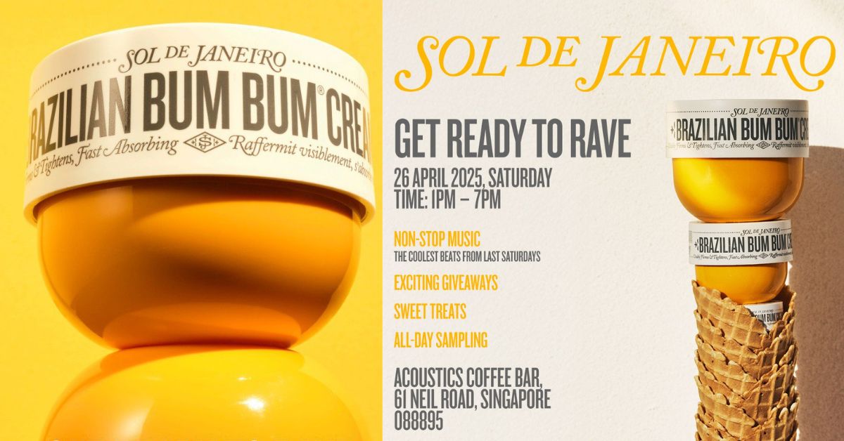 Get Your Glow on at Sol de Janeiro’s Day Rave - Saturday, 26 April 2025 at Acoustics Coffee Bar