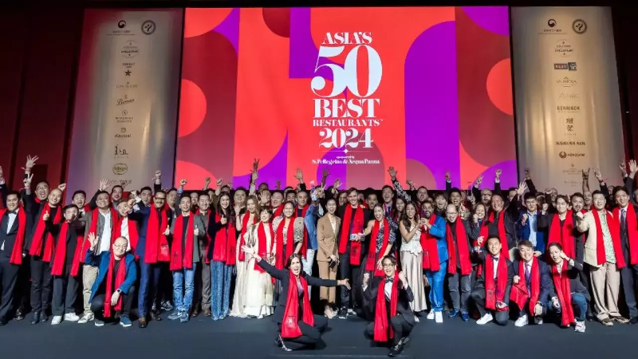 Asia's 50 Best restaurants 2024 award